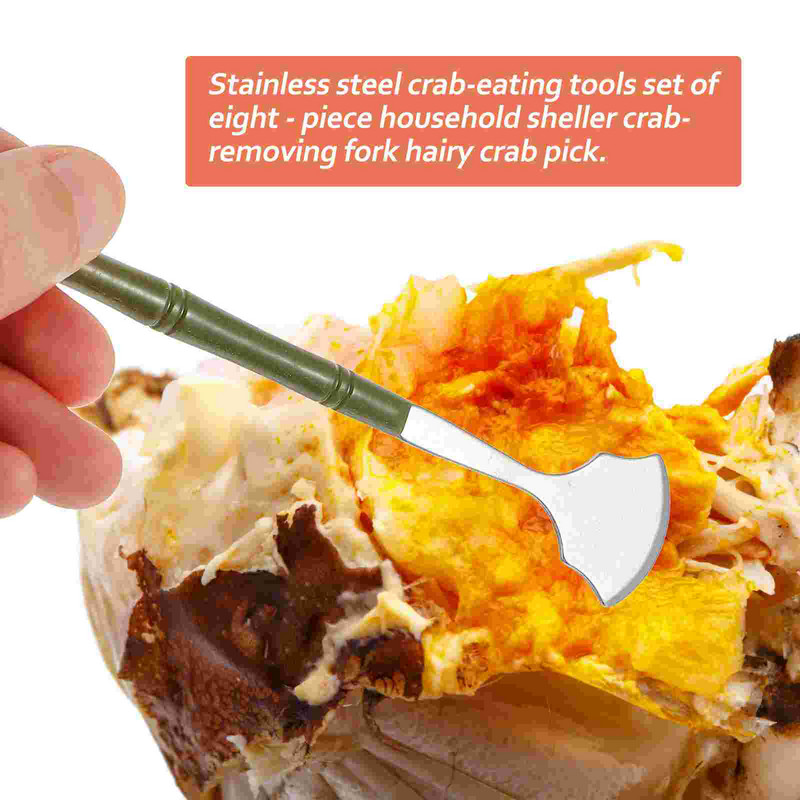 Crab Fructe de mare Instrument de decorticare Picior de crustacee Clește de oțel Ustensile de alegere ciocan Clește inoxidabil Homar Deveiner Coji de creveți