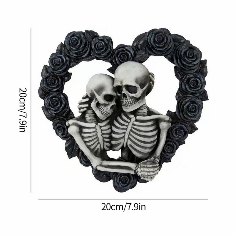 Gollum Head Ζευγάρι Πόρτας Πινακίδα ροζ στεφάνι Κρεμαστό χριστουγεννιάτικο διακοσμητικό σπίτι του Αγίου Βαλεντίνου Στολίδι για γάτα Μνημείο Gnome γιρλάντα