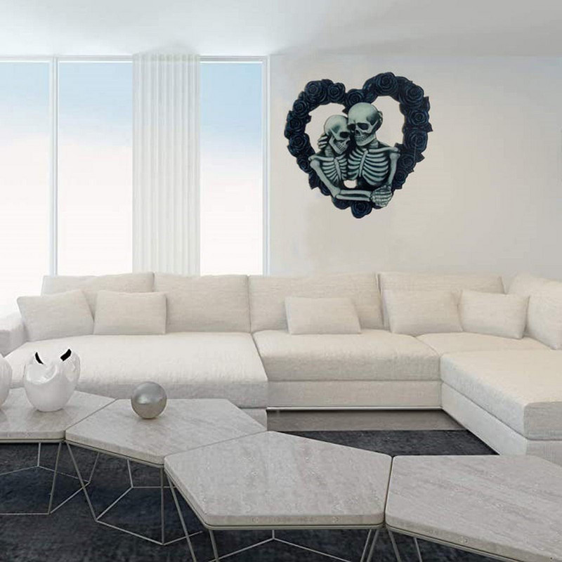 Gollum Head Ζευγάρι Πόρτας Πινακίδα ροζ στεφάνι Κρεμαστό χριστουγεννιάτικο διακοσμητικό σπίτι του Αγίου Βαλεντίνου Στολίδι για γάτα Μνημείο Gnome γιρλάντα