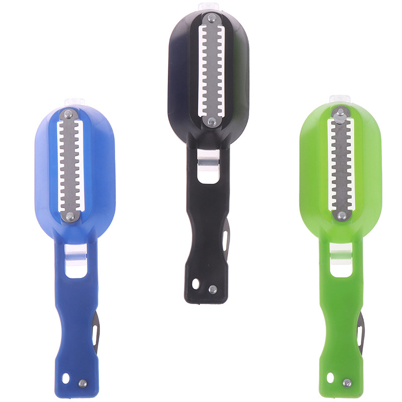 2-ühes Plastikust püügikaaluhari Sisseehitatud kalalõikur Kalanahahari Kalakivi eemaldaja Kalanoa puhastuskaabits