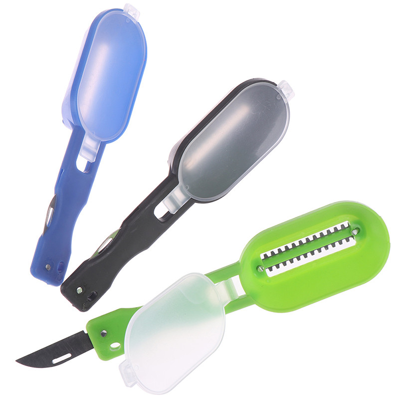 2-ühes Plastikust püügikaaluhari Sisseehitatud kalalõikur Kalanahahari Kalakivi eemaldaja Kalanoa puhastuskaabits