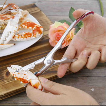 2PCS /set Crab Cracker Pick Set от неръждаема стомана за Crab Lobster Fork Полезен инструмент Домашна кухня Консумативи за морски дарове
