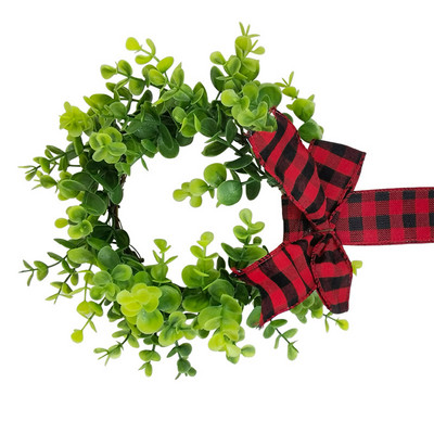 Ziemassvētku priekšējo durvju vainags mākslīgo lapu vīnogulāju rotājums vītnes sienas piekarināms ornaments guļamistabas biroja viesistabai