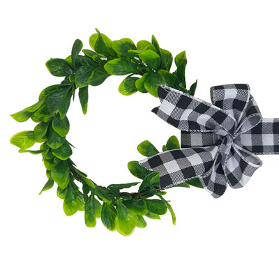 Ziemassvētku priekšējo durvju vainags mākslīgo lapu vīnogulāju rotājums vītnes sienas piekarināms ornaments guļamistabas biroja viesistabai