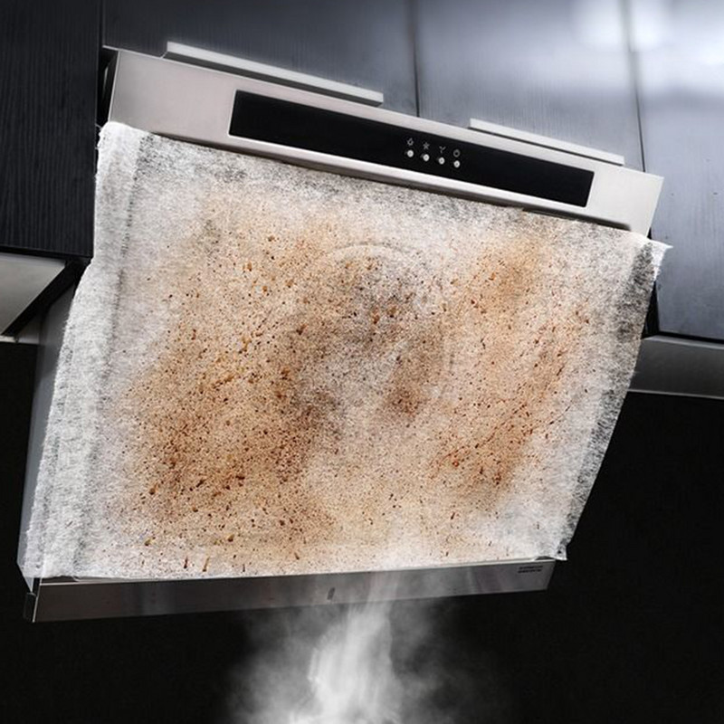 12 τμχ Clean Cooking Nonwoven Range Κουκούλα Φίλτρο λίπους Προμήθειες κουζίνας Αυτοκόλλητο με προστασία από λάδια Ρύπανση Διχτυωτό φίλτρο κουκούλας