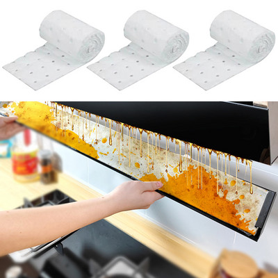 1 rolă de hârtie de unică folosință pentru absorbția de ulei Hota de bucătărie Atrage hârtie unsă Filtru ecran Film Instrument pentru coacere