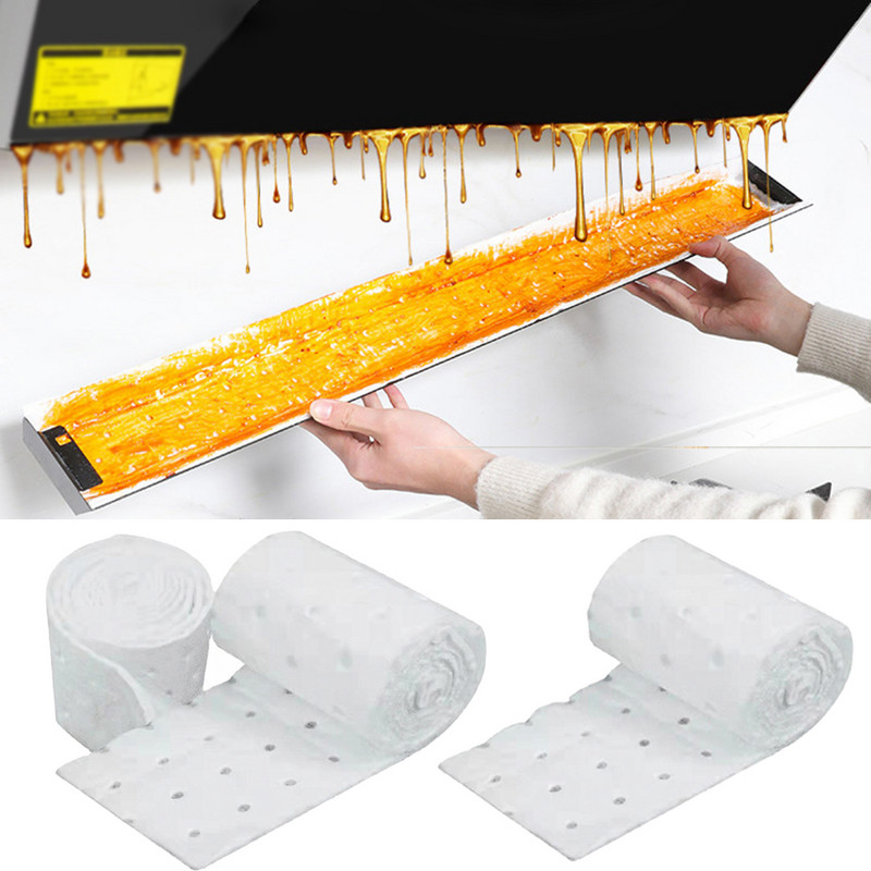 1 rolă de hârtie de unică folosință pentru absorbția de ulei Hota de bucătărie Atrage hârtie unsă Filtru ecran Film Instrument pentru coacere