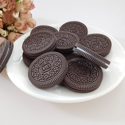 Simulation Oreo Cookies Fake Cake Artificial Food Model Children Photography Prop Bakery Decoration Wedding Party Home Decor