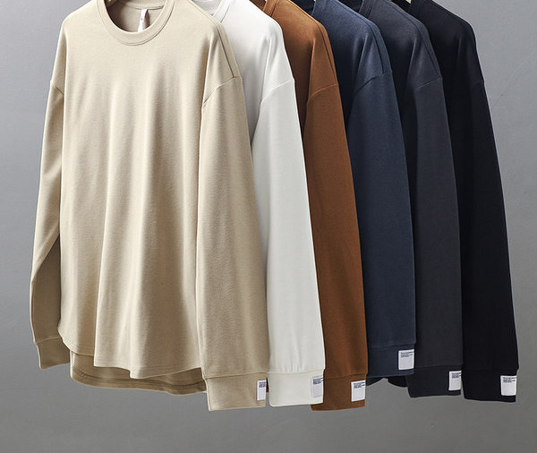 Meeste vabaaja pikkade varrukatega pluus