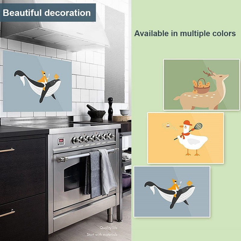 Autocolante de perete rezistente la ulei, tapet, autocolante de protecție pentru pereți pentru spălare de bucătărie, folie de aluminiu autoadezivă rezistentă la căldură