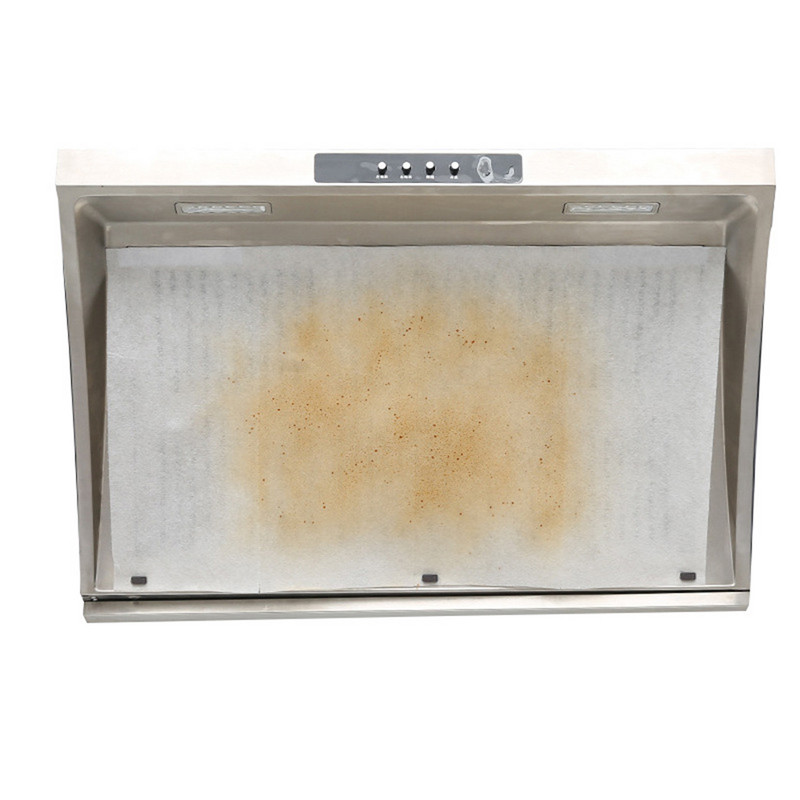 12 τμχ Clean Cooking Nonwoven κουκούλα φίλτρου λίπους Αναλώσιμα κουζίνας Αυτοκόλλητο με προστασία από λάδια Φίλτρο χαρτί για κουκούλα