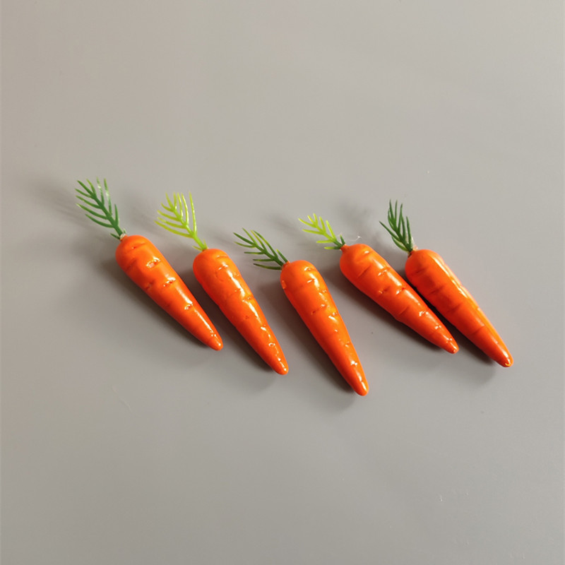 10 τεμ. Τεχνητό καρότο ψεύτικος αφρός λαχανικά Μίνι καρότο πασχαλινό πάρτι Διακόσμηση κούκλας σπιτιού Αξεσουάρ Φωτογραφικά φαγητά