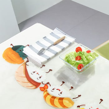 Σόμπα κουζίνας 79,5 cm x 60 cm Αυτοκόλλητα ανθεκτικά σε υψηλές θερμοκρασίες και ανθεκτικά στο λάδι Διαφανή αυτοκόλλητα χάρτινα πλακάκια αδιάβροχα