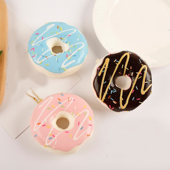 Μοντέλο προσομοίωσης τεχνητών ντόνατς PU Donut Bread Photography Props για ανακούφιση από το άγχος Αργή ανάκαμψη Ψεύτικο φαγητό Διασκέδαση