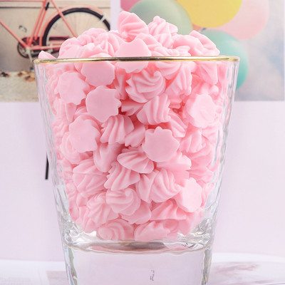 50 tk segatud Macaroni värvi simulatsiooniga lame seljavaik, kabošoni kujukeste kivide kaunistused, aplikatsioonid isetegemises, pulmade albumi kommid