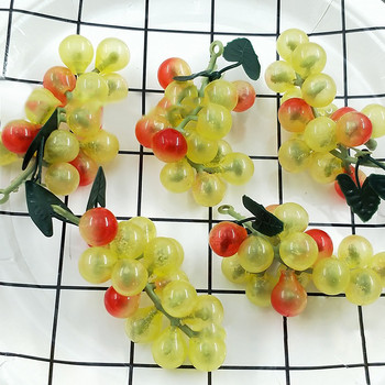 10 τμχ Προσομοίωση Ψεύτικα φρούτα και λαχανικά Τεχνητό ψεύτικο αφρό πράσινο μήλο για DIY Χριστουγεννιάτικη διακόσμηση γάμου