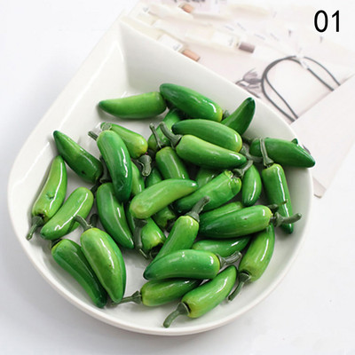 10 komada simulacije lažnog voća i povrća od umjetne lažne pjene zelene jabuke za DIY svadbene božićne dekoracije