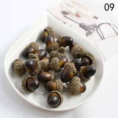 10 komada simulacije lažnog voća i povrća od umjetne lažne pjene zelene jabuke za DIY svadbene božićne dekoracije