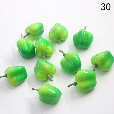 10 komada simulacije lažnog voća i povrća od umjetne lažne pjene zelene jabuke za DIY svadbene božićne dekoracije