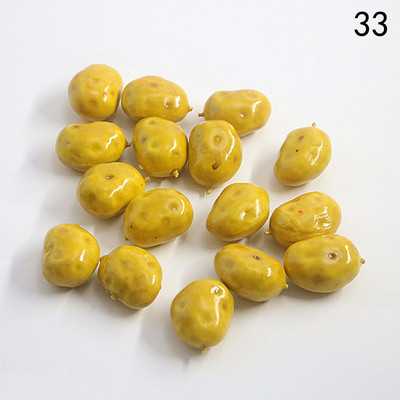 10 komada simulacije lažnog voća i povrća od umjetne lažne pjene zelene jabuke za DIY svadbene božićne dekoracije