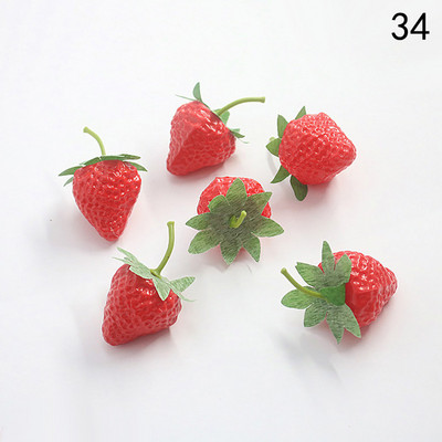 10 komada simulacije lažnog voća i povrća od umjetne lažne pjene zelene jabuke za DIY svadbene božićne dekoracije