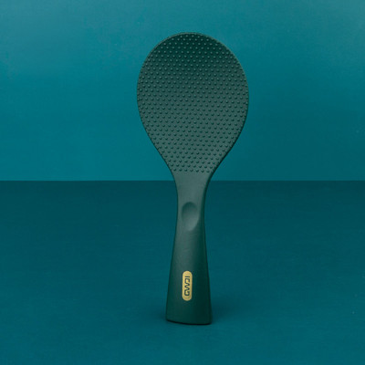 Gali atsistoti silikoninis šaukštas dvipusis nepridegantis ryžių viryklė Ryžių šaukštas aukštai temperatūrai atsparus ryžių kastuvas virtuvės reikmenys