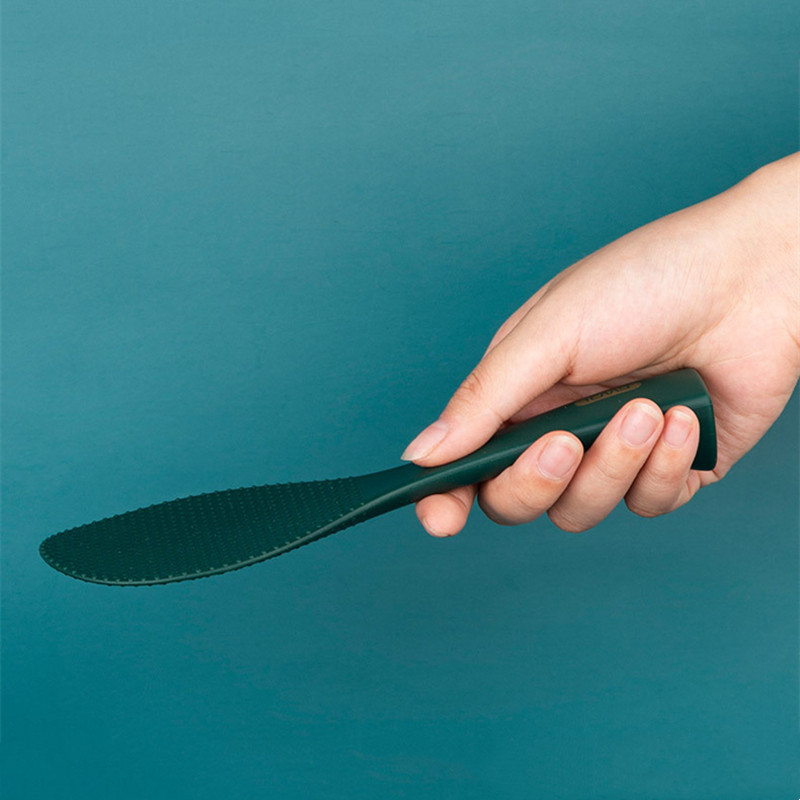 Gali atsistoti silikoninis šaukštas dvipusis nepridegantis ryžių viryklė Ryžių šaukštas aukštai temperatūrai atsparus ryžių kastuvas virtuvės reikmenys