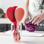 Aukštai temperatūrai atsparus silikoninis ryžių šaukštas su ilga rankena Maisto gaminimo įrankiai Virtuvės priedai