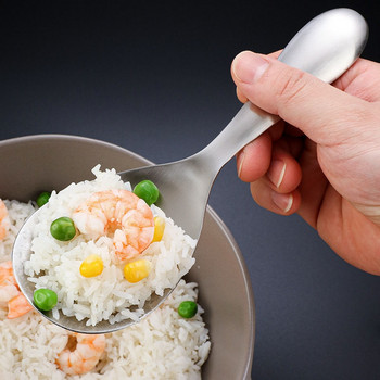 Κουτάλι ρυζιού από ανοξείδωτο ατσάλι Μεγάλης χωρητικότητας Κουπί ρυζιού Deepen Thicken Σούπα Κουτάλι Επιτραπέζιο σκεύος κουζίνας Εργαλεία μαγειρέματος
