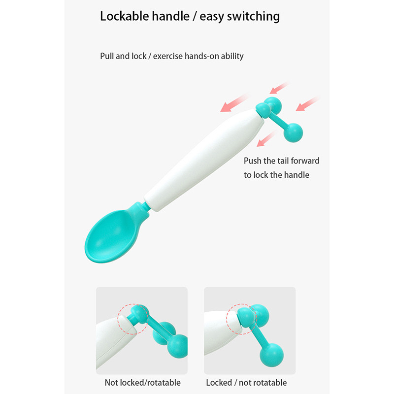 Lastele mõeldud pööratav toidukulp, temperatuuritundlik beebi