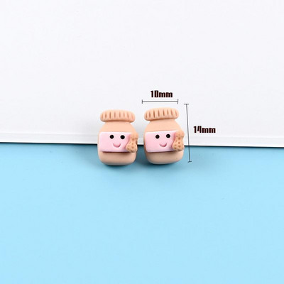 20 tk Mini simulatsioonikompvekid, küpsised, sõõrikud, lameda seljaga vaik Cabochon Kawaii võltstoit Väljalõigete album Käsitöö DIY Juukseaksessuaarid Dekoratsioon