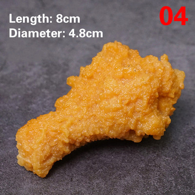 Simulacija Pileća krilca Rekviziti za lažnu hranu Kuhinjski dućan Trgovina Dekoracija Prženi škampi Rakovi Pečeni pileći bataci Model za nugget