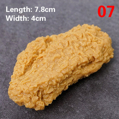 Simulacija Pileća krilca Rekviziti za lažnu hranu Kuhinjski dućan Trgovina Dekoracija Prženi škampi Rakovi Pečeni pileći bataci Model za nugget