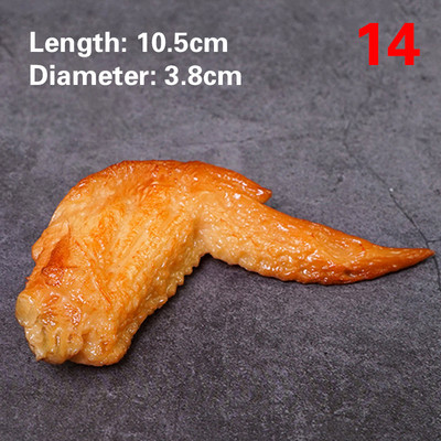 Simulacija Pileća krilca Rekviziti za lažnu hranu Kuhinjski dućan Trgovina Dekoracija Prženi škampi Rakovi Pečeni pileći bataci Model za nugget