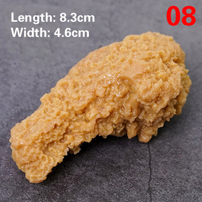 Simulacija Pileća krilca Rekviziti za lažnu hranu Kuhinjski dućan Trgovina Dekoracija Prženi škampi Rakovi Pečeni pileći bataci Model za nugget