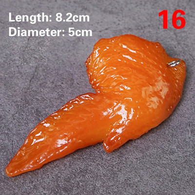 Simulacija Pileća krilca Rekviziti za lažnu hranu Kuhinjski dućan Trgovina Dekoracija Prženi škampi Rakovi Pečeni pileći bataci Model za nugget