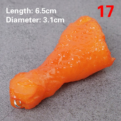 Simulacija Pileća krilca Rekviziti za lažnu hranu Kuhinjski dućan Trgovina Dekoracija Prženi škampi Rakovi Pečeni pileći bataci Model za nugget