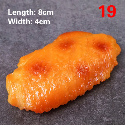 Simulacija Pileća krilca Rekviziti za lažnu hranu Kuhinjski dućan Trgovina Dekoracija Prženi škampi Rakovi Pečeni pileći bataci Model za nugget