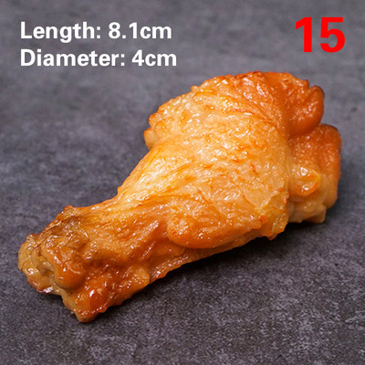 Simulacija Pileća krilca Rekviziti za lažnu hranu Kuhinjski dućan Trgovina Dekoracija Prženi škampi Rakovi Pečeni pileći bataci Model za nugget