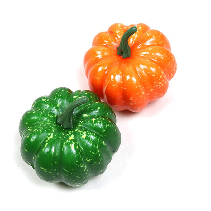 Симулация на зеленчуци Модел на тиква Изкуствени фалшиви плодове Направи си сам Декорация за рожден ден на Хелоуин Парти Реквизит Занаяти