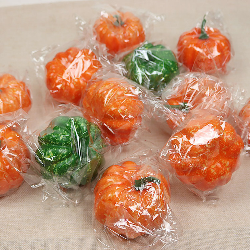 Симулация на зеленчуци Модел на тиква Изкуствени фалшиви плодове Направи си сам Декорация за рожден ден на Хелоуин Парти Реквизит Занаяти