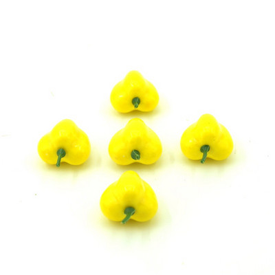 10 бр. Изкуствени фалшиви плодове и зеленчуци от пяна от червено чили за сватбена декорация Скрапбукинг Симулация на фалшиви цветя