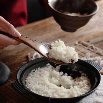 Ξύλινο κουτάλι ρυζιού σε σχήμα ψαριού Χειροποίητο σκαλισμένο δημιουργικό κουτάλι ρυζιού δώρο Ξύλινο κουτάλι καφέ τσάι Ξύλο