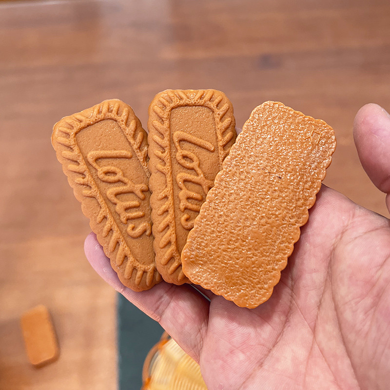 3 kom/lot Umjetni lažni kolačići Simulacija Realistični keksi Krekeri Hrana Desert za dekoraciju Prikaz Rekvizite Model