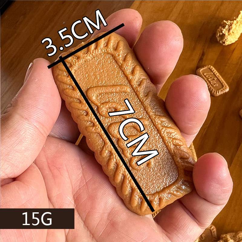 3 kom/lot Umjetni lažni kolačići Simulacija Realistični keksi Krekeri Hrana Desert za dekoraciju Prikaz Rekvizite Model