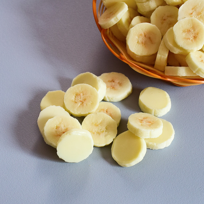 5 buc/lot felie de banană falsă fructe artificiale fructe decorative realiste DIY model de desert accesorii pentru bucătărie și decor acasă