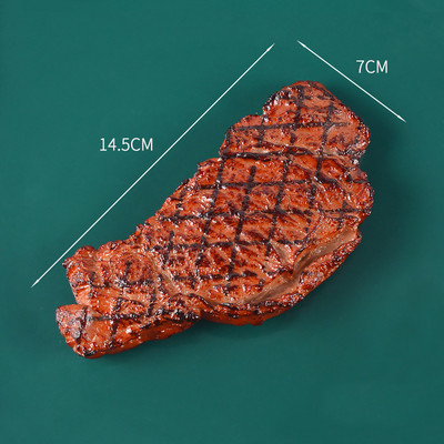 Kunstlik PVC-simuleeritud lihapraad, röstrestoran Lääne toit Dekoratiivsed lapsed Mängud Mänguasjad fotograafia Rekvisiidid Toidud Rekvisiidid