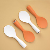 Lopată de orez din plastic Arată de orez Lingură de orez antiaderență Instrument de bucătărie Se poate ridica Linggură de orez antiaderență Lingură de orez de uz casnic