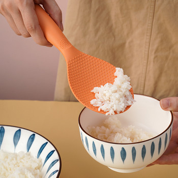 Πλαστικό φτυάρι ρυζιού Κουζίνα ρυζιού Αντικολλητικό κουτάλι ρυζιού Εργαλείο κουζίνας που μπορεί να σηκωθεί Αντικολλητικό κουτάλι ρυζιού Οικιακό κουτάλι ρυζιού