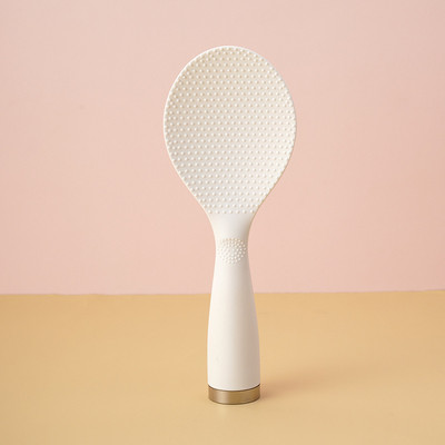 Lopată de orez din plastic Arată de orez Lingură de orez antiaderență Instrument de bucătărie Se poate ridica Linggură de orez antiaderență Lingură de orez de uz casnic
